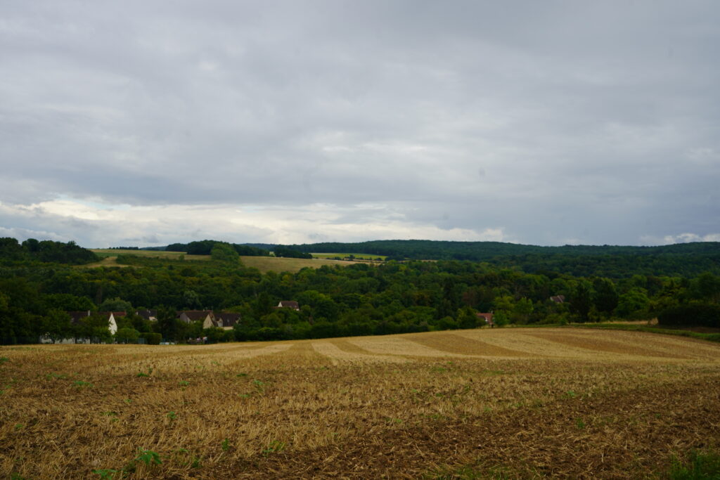 Vue d'un champ dans le Véxin