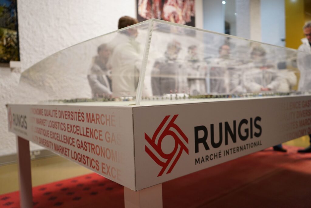 maquette du marché international de rungis